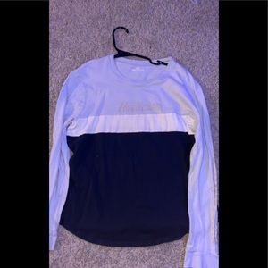 Hollister 3 shade blue long sleeve shirt